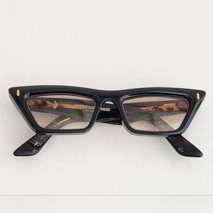 Jacques Marie Mage Black Cat-Eye Glasses